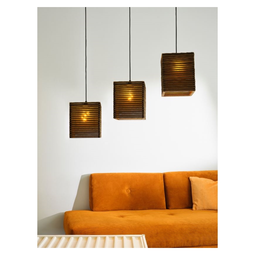 Ledvance - Chandelier on a string DECOR CARDBOARD 3xE27/15W/230V