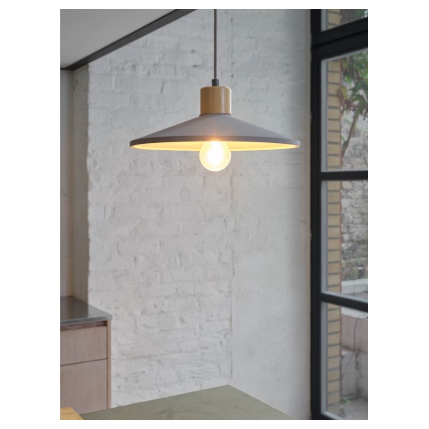 Ledvance - Chandelier on a string DECOR CONCRETE 1xE27/15W/230V d. 32 cm concrete grey