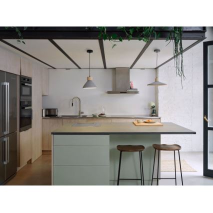 Ledvance - Chandelier on a string DECOR CONCRETE 1xE27/15W/230V d. 32 cm concrete grey