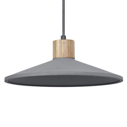 Ledvance - Chandelier on a string DECOR CONCRETE 1xE27/15W/230V d. 32 cm concrete grey