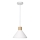 Ledvance - Chandelier on a string DECOR PLASTER 1xE27/25W/230V d. 22 cm plaster white