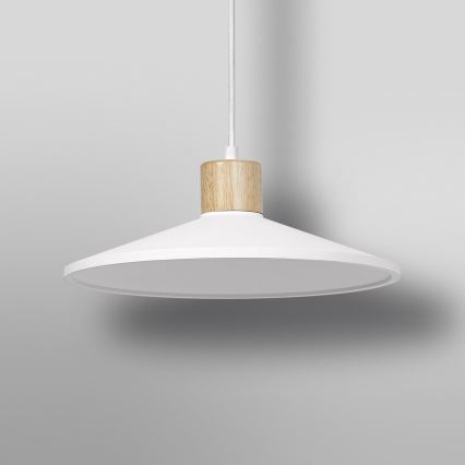 Ledvance - Chandelier on a string DECOR PLASTER 1xE27/25W/230V d. 32 cm plaster white