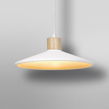 Ledvance - Chandelier on a string DECOR PLASTER 1xE27/25W/230V d. 32 cm plaster white