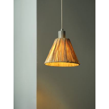 Ledvance - Chandelier on a string DECOR RAFFIA 1xE27/15W/230V raffia bast