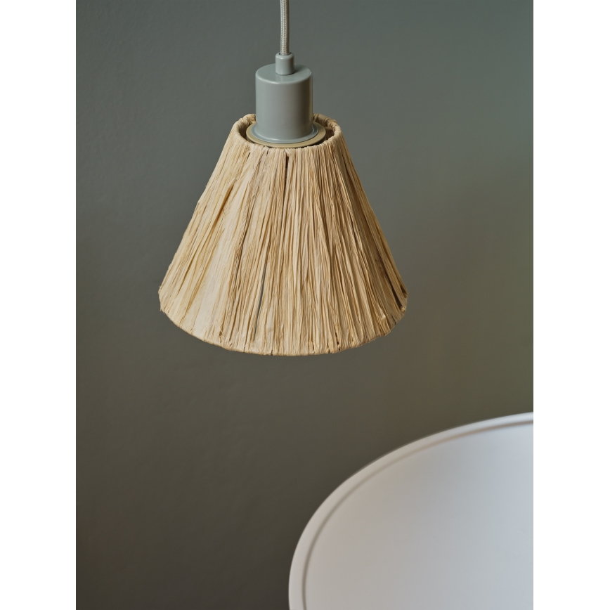 Ledvance - Chandelier on a string DECOR RAFFIA 1xE27/15W/230V raffia bast