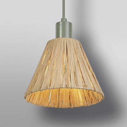 Ledvance - Chandelier on a string DECOR RAFFIA 1xE27/15W/230V raffia bast
