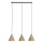 Ledvance - Chandelier on a string DECOR RAFFIA 3xE27/15W/230V raffia bast