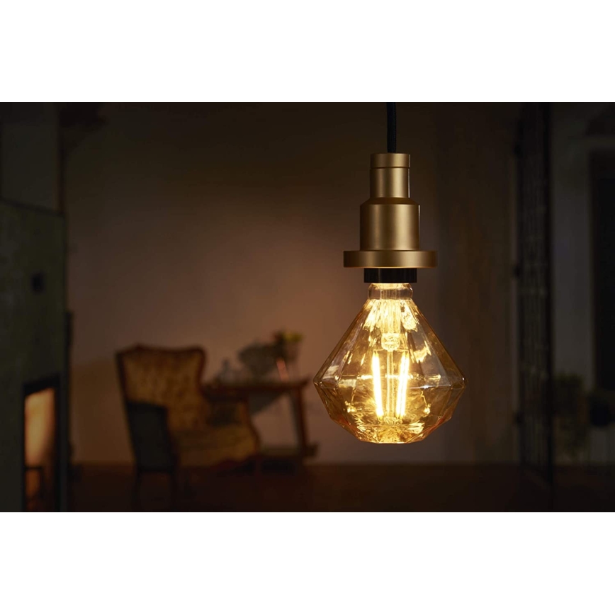 Ledvance - Chandelier on a string PENDULUM 1xE27/60W/230V golden
