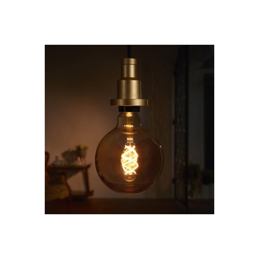 Ledvance - Chandelier on a string PENDULUM 1xE27/60W/230V golden