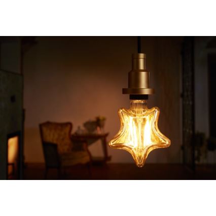 Ledvance - Chandelier on a string PENDULUM 1xE27/60W/230V golden