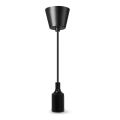 Ledvance - Chandelier on a string PENDULUM BELL 1xE27/15W/230V black