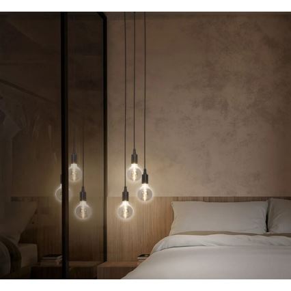 Ledvance - Chandelier on a string PENDULUM ROBBIN 1xE27/15W/230V black