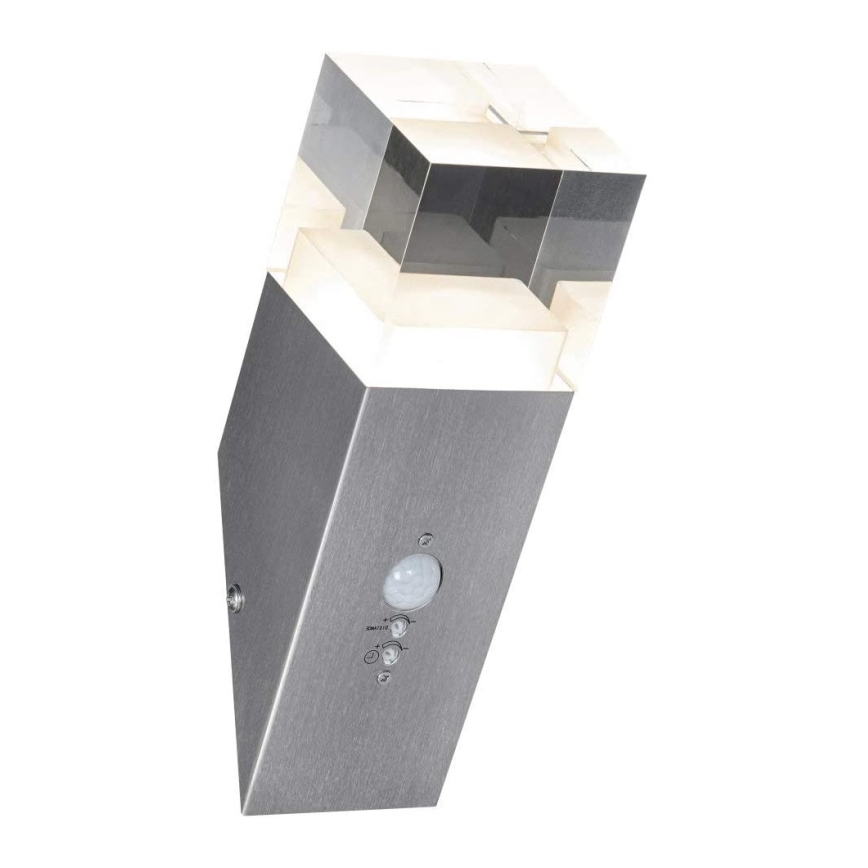 Ledvance - CRYSTAL LED Outdoor Wall Light with Sensor, 5W, 230V, IP44