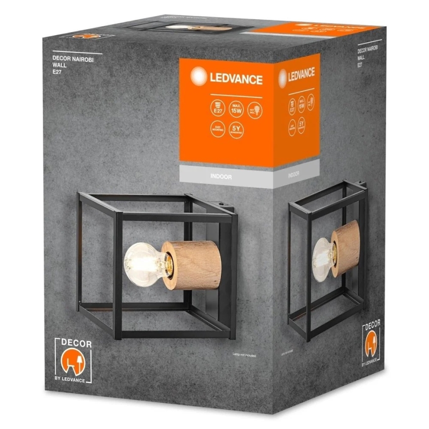 Ledvance - DECOR NAIROBI Wall Light 1xE27/15W/230V