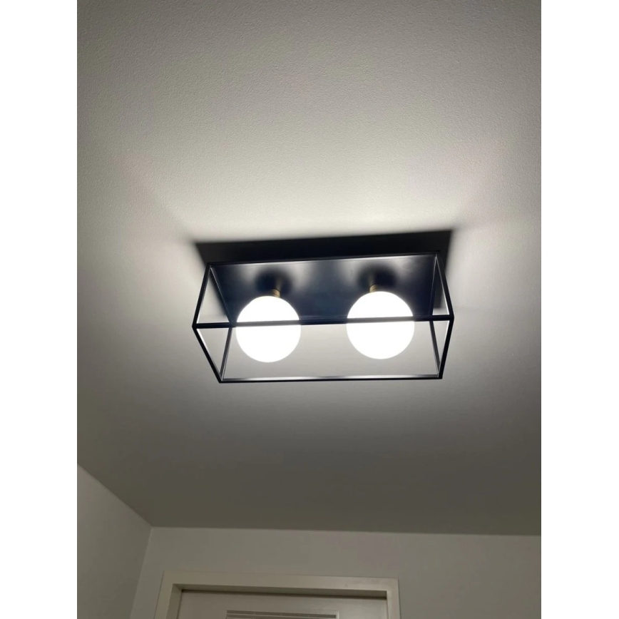 Ledvance - DECOR SQUARE Outdoor Wall Light 2xG9/28W/230V IP44