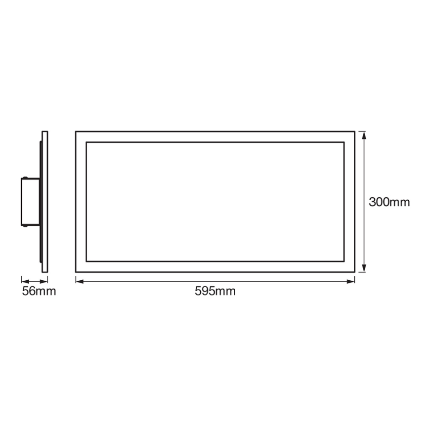 Ledvance - Dimmable LED Ceiling Light SMART+ PLANON LED/22W/230V 30x60 cm Wi-Fi