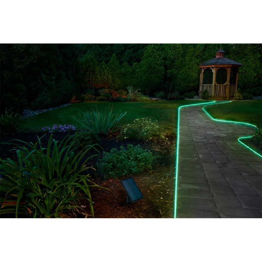 Ledvance - FLEX MAGIC 3m RGB LED Dimmable solar strip LED/1,2W/5V + Remote control