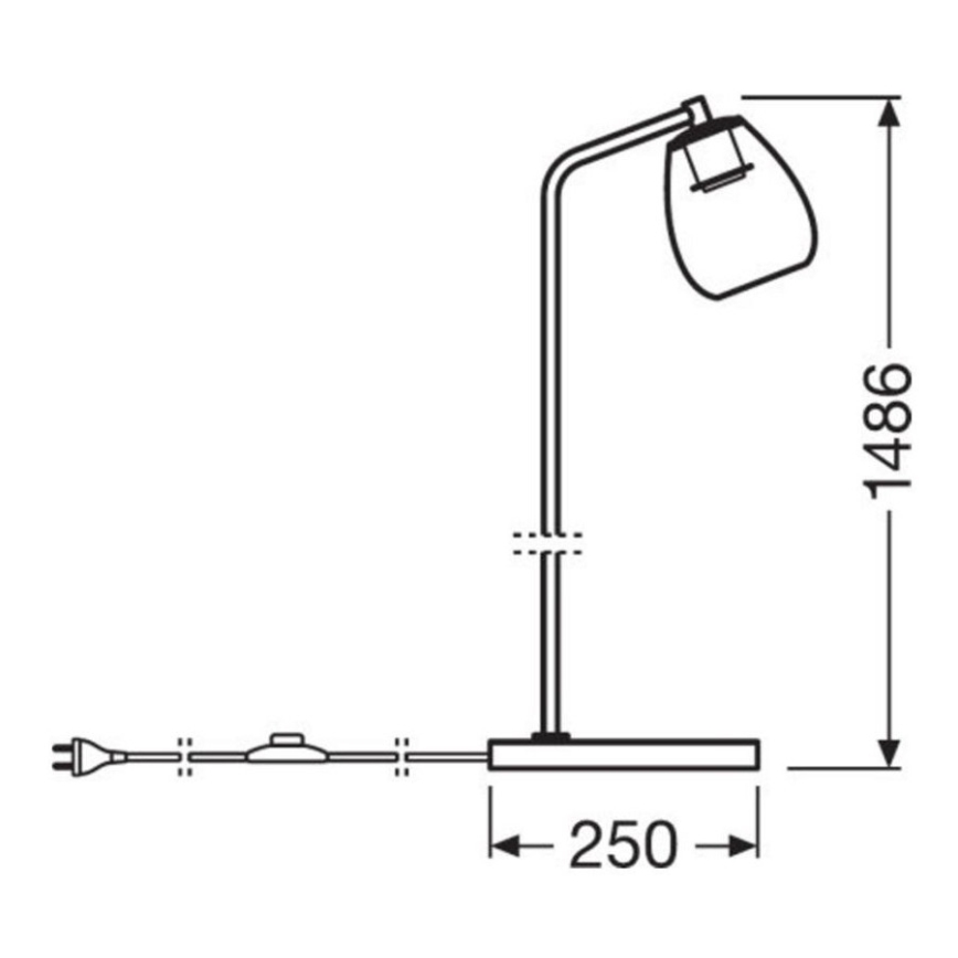 Ledvance - Floor lamp CONE 1xE27/40W/230V