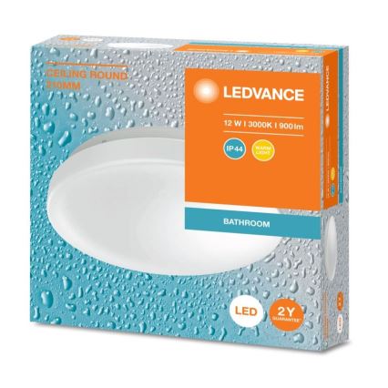 Ledvance - LED Bathroom ceiling light CEILING ROUND LED/12W/230V 3000K IP44