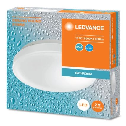 Ledvance - LED Bathroom ceiling light CEILING ROUND LED/12W/230V 6500K IP44