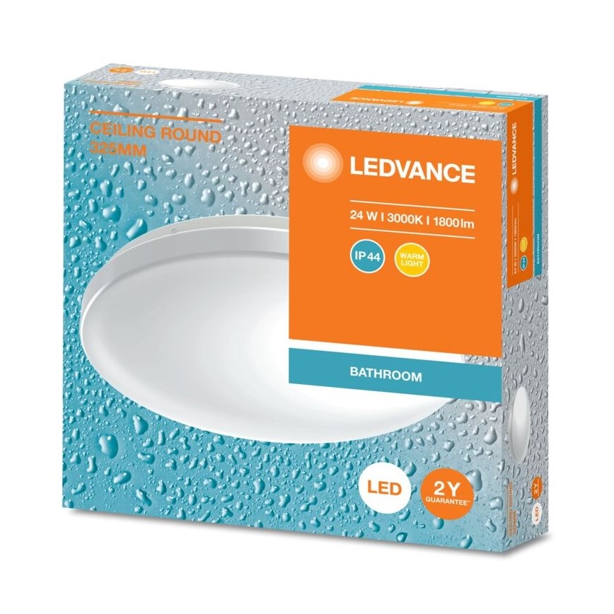 Ledvance - LED Bathroom ceiling light CEILING ROUND LED/24W/230V 3000K IP44