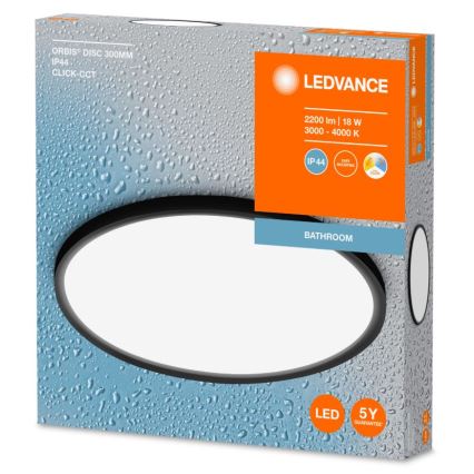 Ledvance - LED Bathroom ceiling light DISC LED/18W/230V 3000/4000K IP44