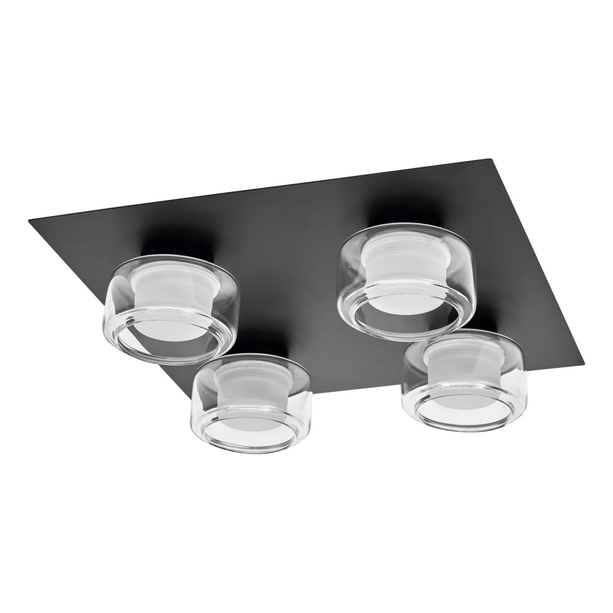 Ledvance - LED Bathroom ceiling light ORBIS FLAME 4xLED/5,5W/230V 3000/4000K IP44 black
