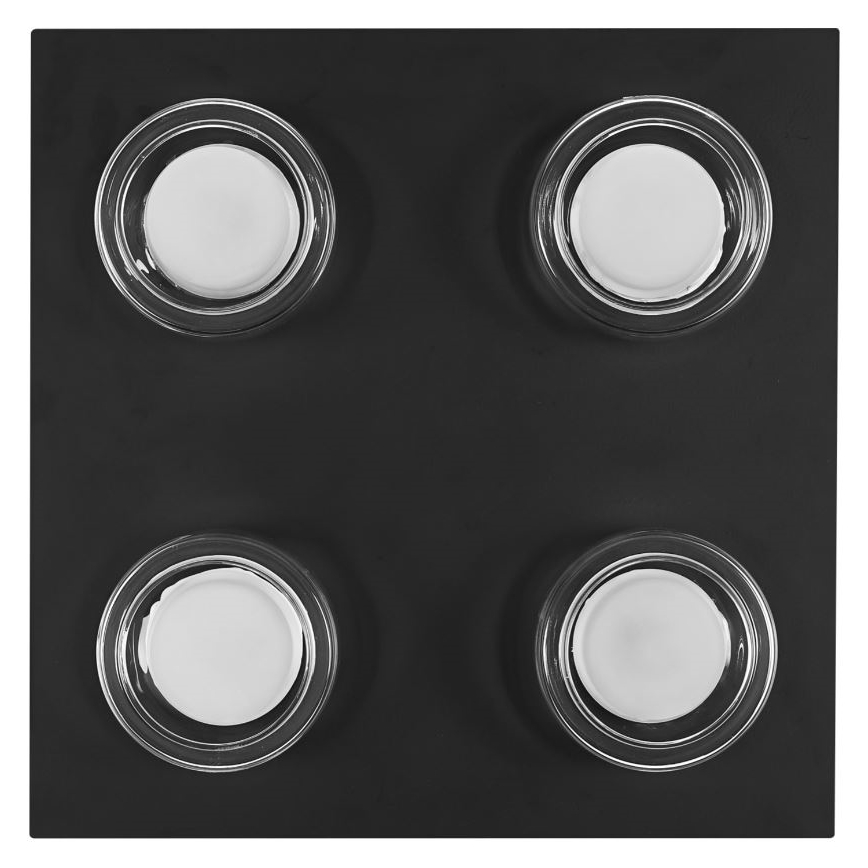 Ledvance - LED Bathroom ceiling light ORBIS FLAME 4xLED/5,5W/230V 3000/4000K IP44 black