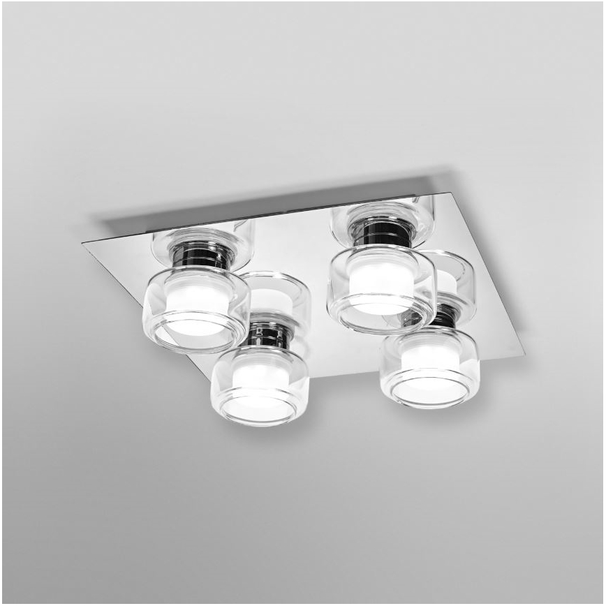 Ledvance - LED Bathroom ceiling light ORBIS FLAME 4xLED/5,5W/230V 3000/4000K IP44 chrome