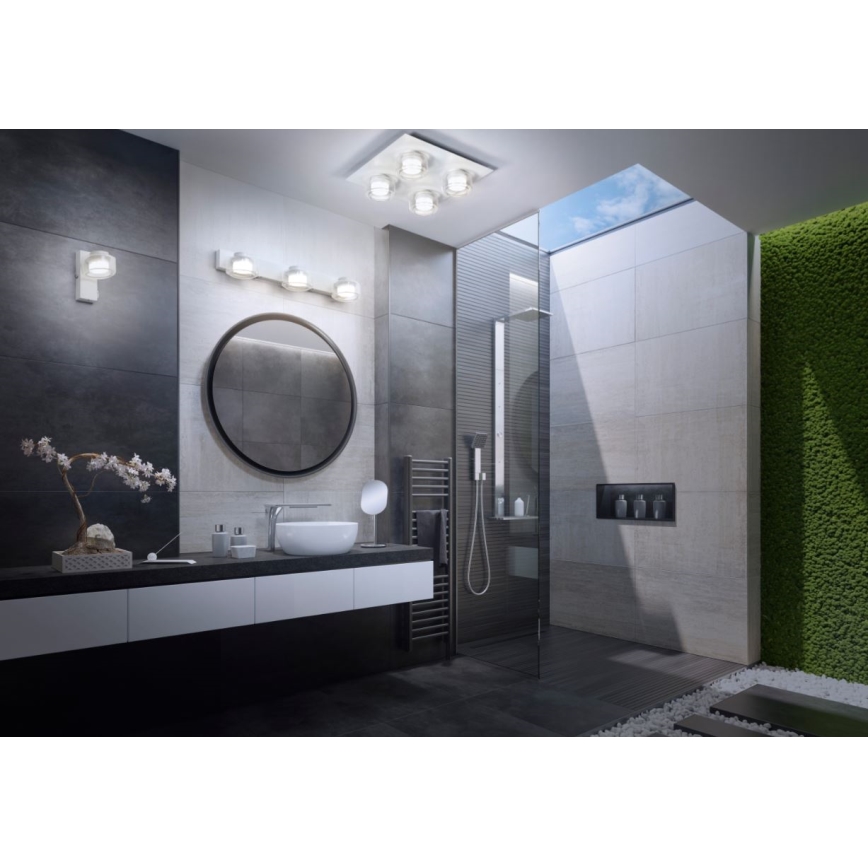 Ledvance - LED Bathroom ceiling light ORBIS FLAME 4xLED/5,5W/230V 3000/4000K IP44 white