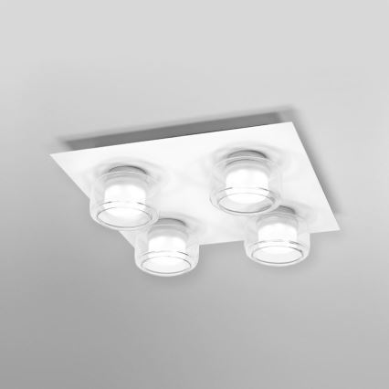 Ledvance - LED Bathroom ceiling light ORBIS FLAME 4xLED/5,5W/230V 3000/4000K IP44 white