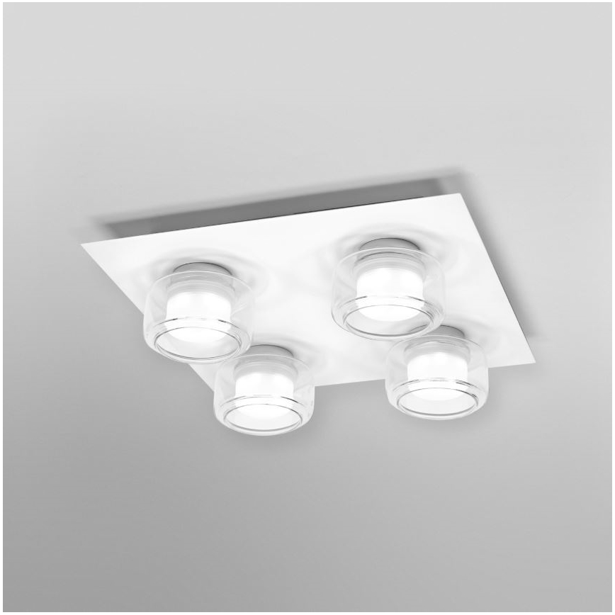 Ledvance - LED Bathroom ceiling light ORBIS FLAME 4xLED/5,5W/230V 3000/4000K IP44 white