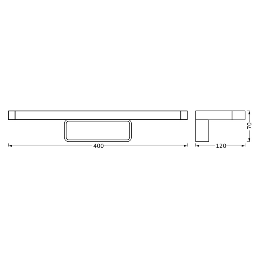 Ledvance - LED Bathroom mirror lighting DISC BAR LED/7W/230V 3000/4000K IP44