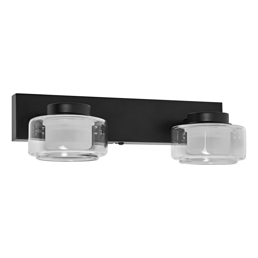 Ledvance - LED Bathroom wall light ORBIS FLAME 2xLED/5,5W/230V 3000/4000K IP44 black