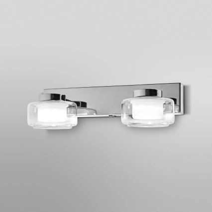 Ledvance - LED Bathroom wall light ORBIS FLAME 2xLED/5,5W/230V 3000/4000K IP44 chrome