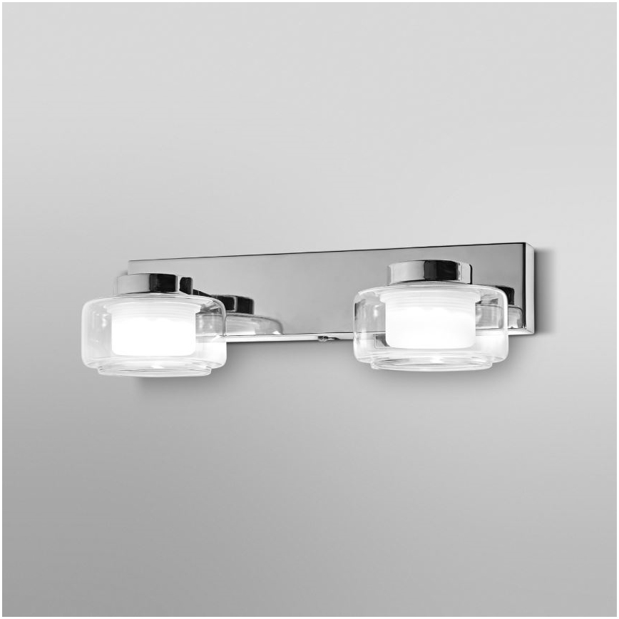 Ledvance - LED Bathroom wall light ORBIS FLAME 2xLED/5,5W/230V 3000/4000K IP44 chrome
