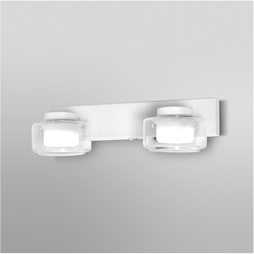 Ledvance - LED Bathroom wall light ORBIS FLAME 2xLED/5,5W/230V 3000/4000K IP44 white