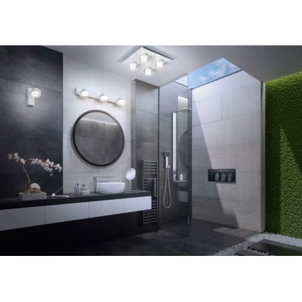 Ledvance - LED Bathroom wall light ORBIS FLAME 3xLED/5,5W/230V 3000/4000K IP44 white
