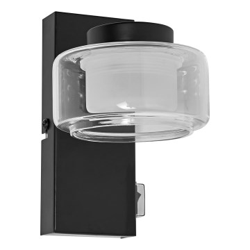 Ledvance - LED Bathroom wall light ORBIS FLAME LED/5,5W/230V 3000/4000K IP44 black