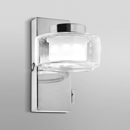 Ledvance - LED Bathroom wall light ORBIS FLAME LED/5,5W/230V 3000/4000K IP44 chrome