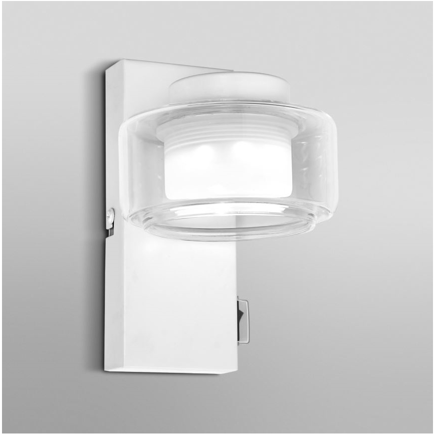 Ledvance - LED Bathroom wall light ORBIS FLAME LED/5,5W/230V 3000/4000K IP44 white