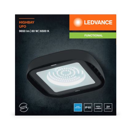 Ledvance - LED Ceiling heavy-duty light HIGHBAY LED/80W/230V IP65 6500K