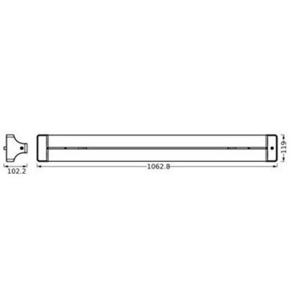 Ledvance - LED Ceiling light OFFICE LINE LED/42W/230V 106 cm