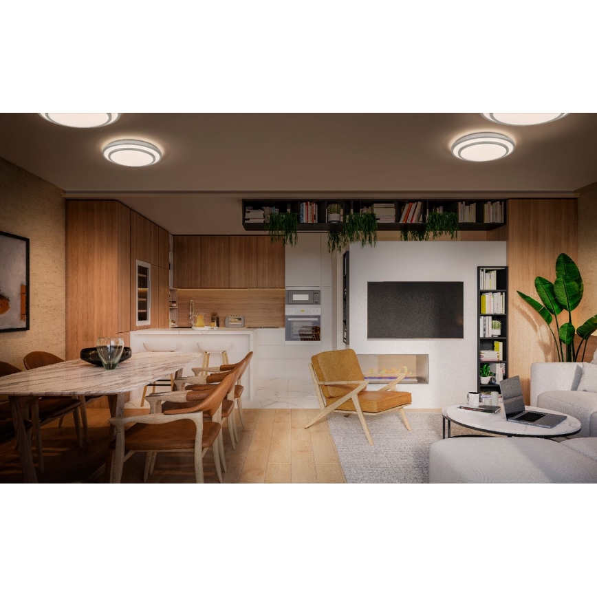 Ledvance - LED Ceiling light ORBIS BERLIN LED/16W/230V silver