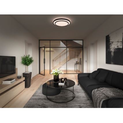 Ledvance - LED Ceiling light ORBIS BERLIN LED/24W/230V black