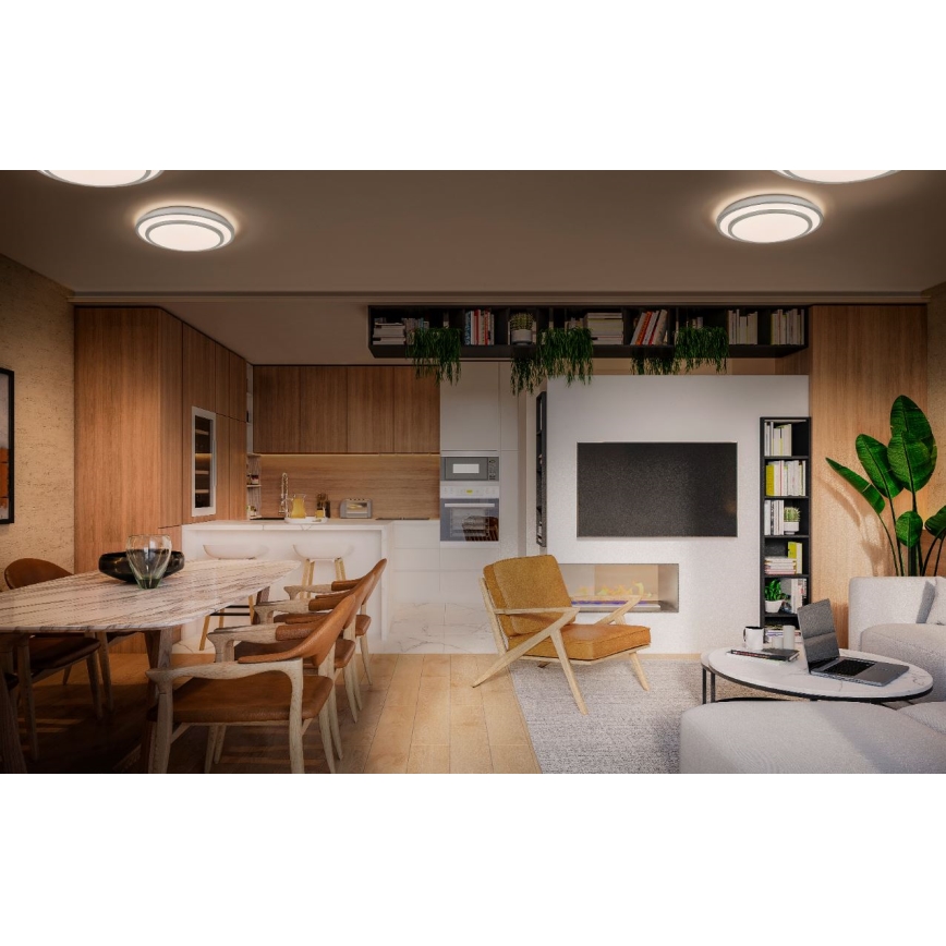 Ledvance - LED Ceiling light ORBIS BERLIN LED/24W/230V silver