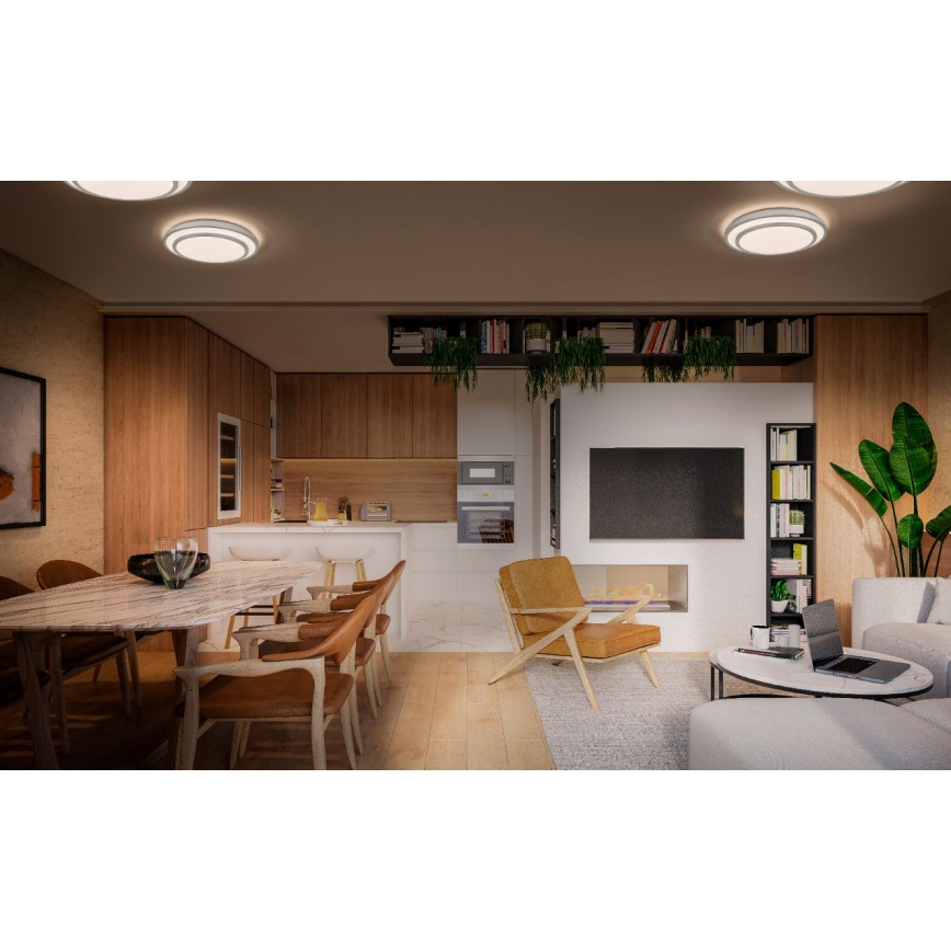 Ledvance - LED Ceiling light ORBIS BERLIN LED/36W/230V silver