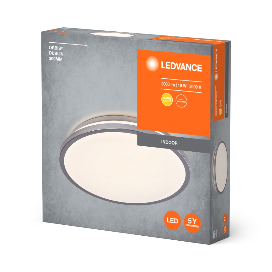 Ledvance - LED Ceiling light ORBIS DUBLIN LED/16W/230V d. 29,5 cm