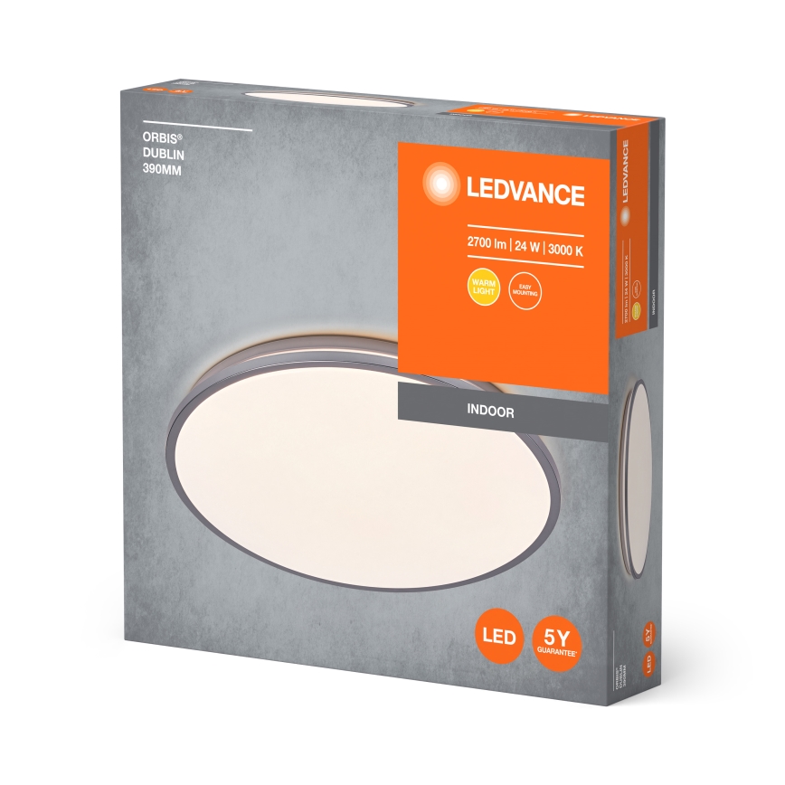 Ledvance - LED Ceiling light ORBIS DUBLIN LED/24W/230V d. 39 cm
