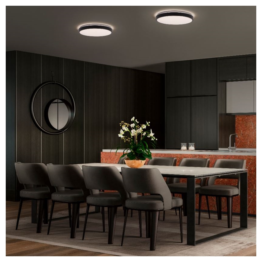 Ledvance - LED Ceiling light ORBIS LONDON LED/16W/230V black